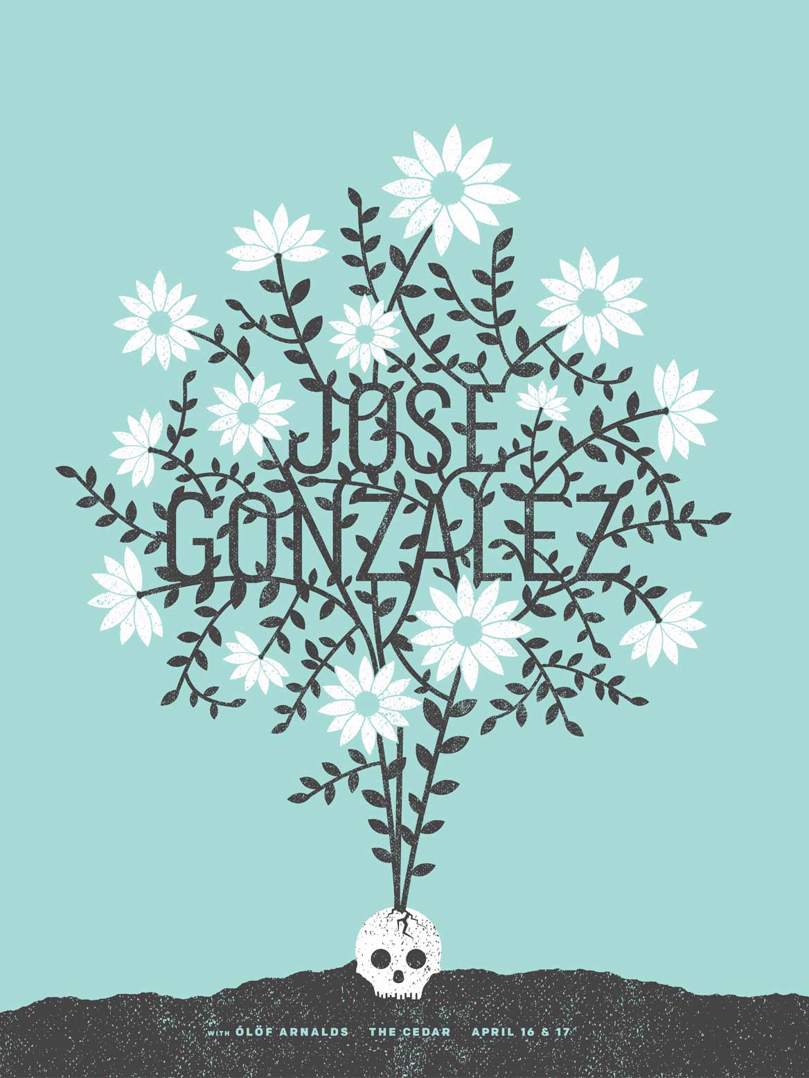 Jose Gonzalez gig poster