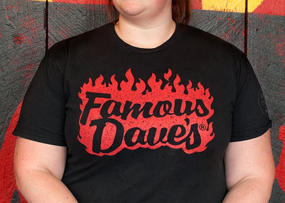 Famous Dave’s server shirts