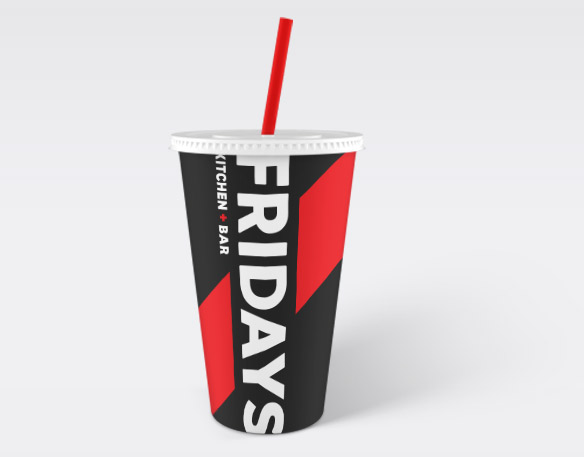 Fridays to go cup