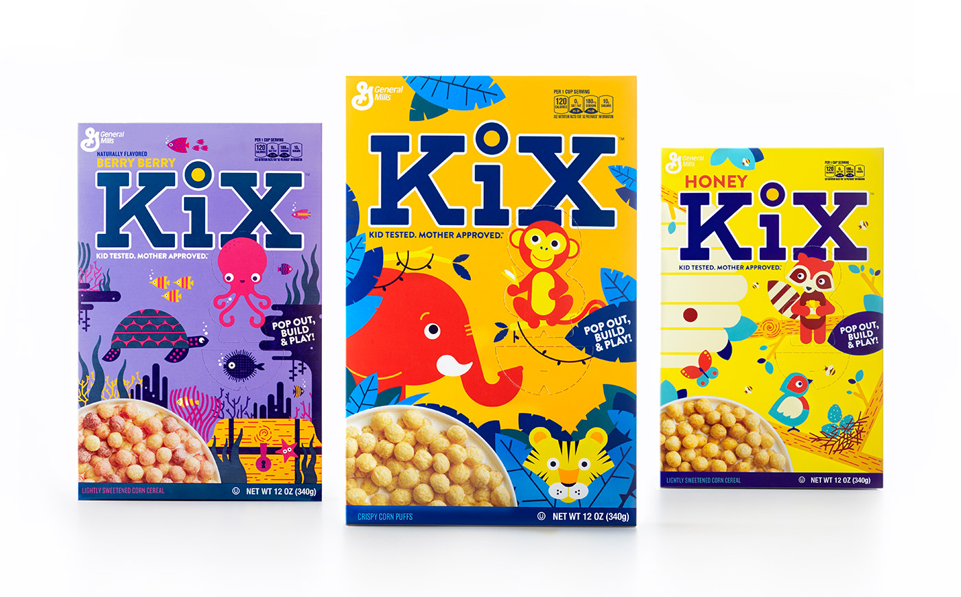 Kix boxes 3 up