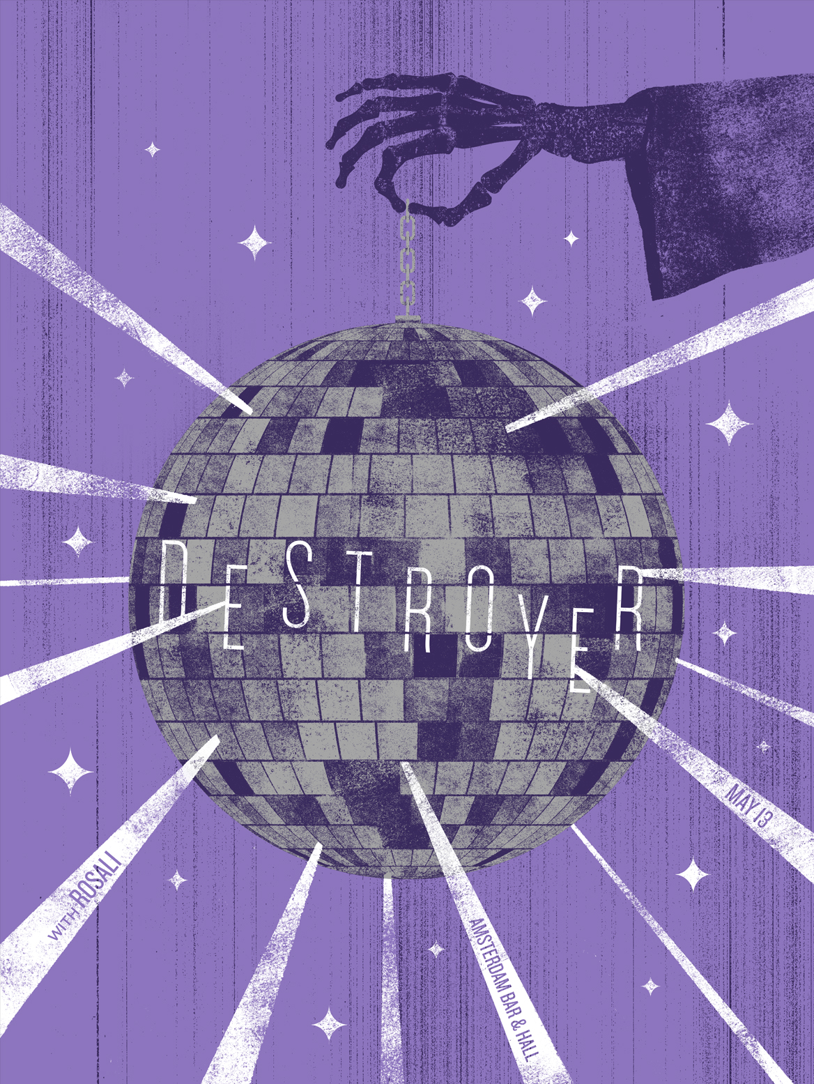 Destroyer gig poster